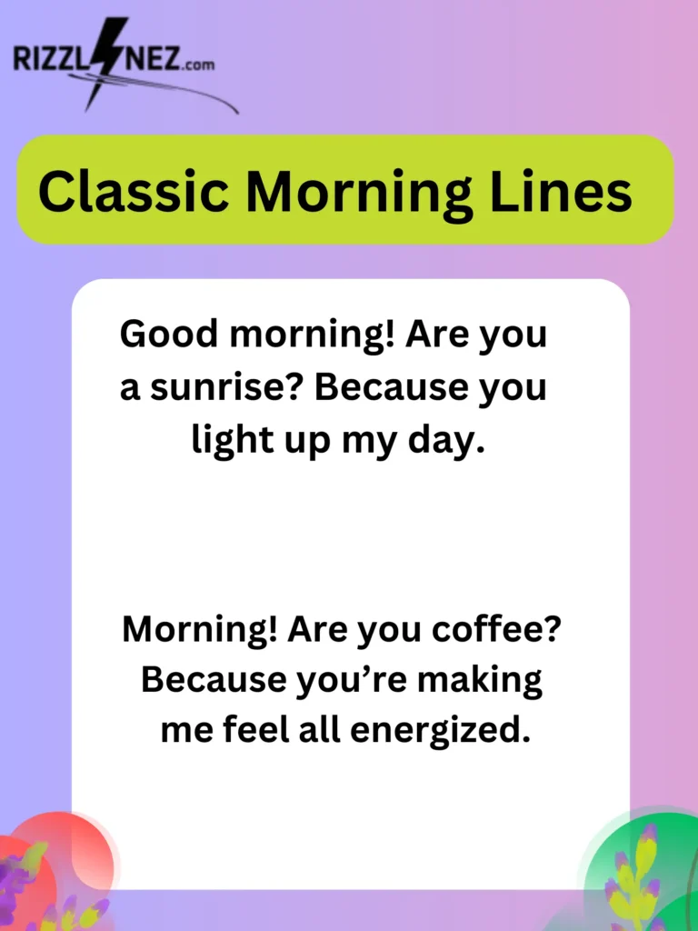 Classic Morning Lines