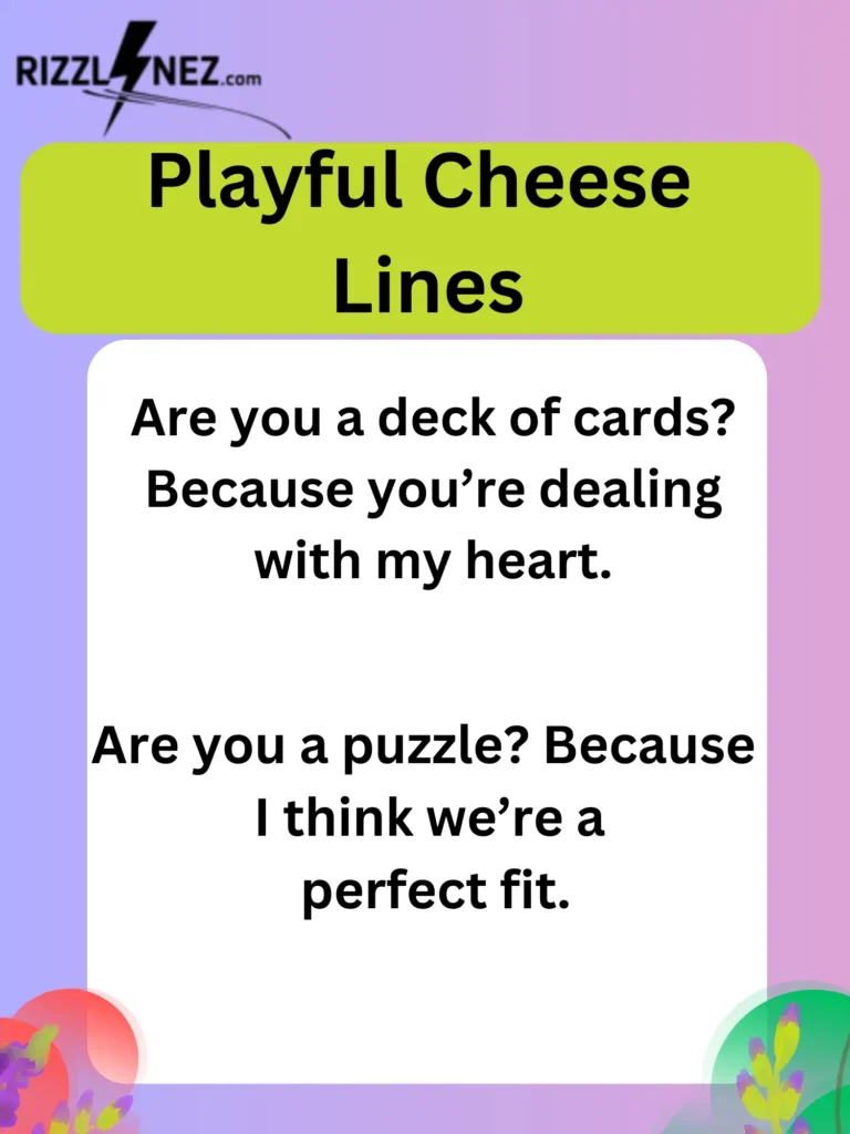 Playful Cheese Lines